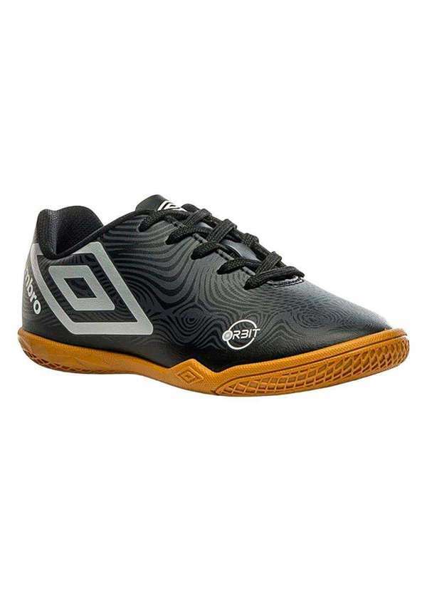 Umbro - Chuteira Futsal Umbro Orbit Infantil Preto