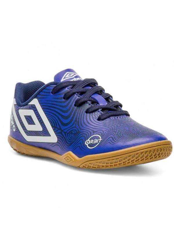 Umbro - Chuteira Futsal Umbro Orbit Infantil Azul