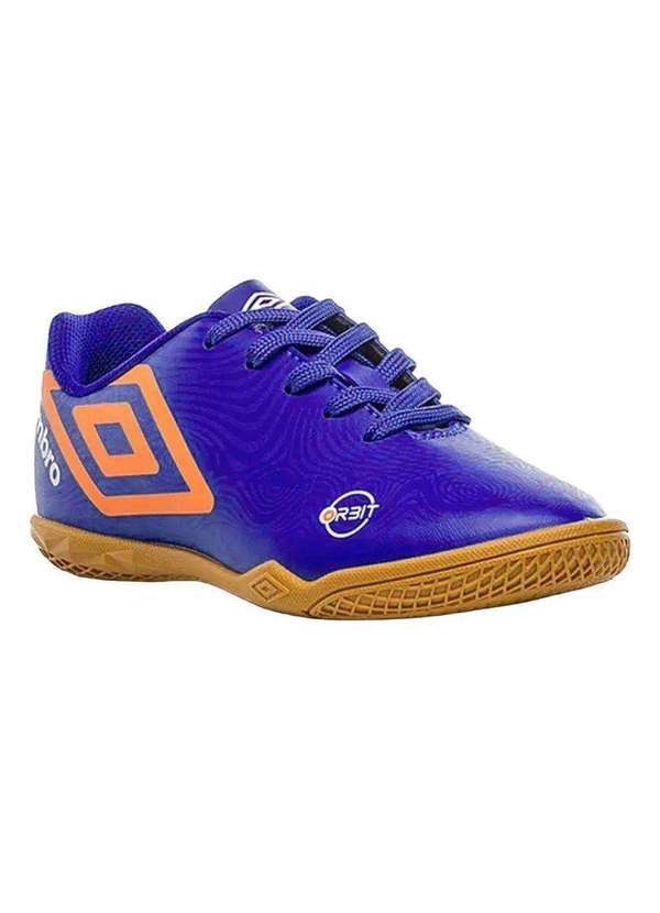 Umbro - Chuteira Futsal Umbro Orbit Infantil Azul