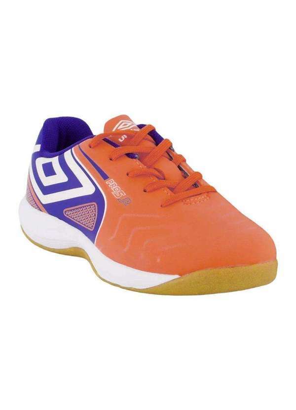 Umbro - Chuteira Futsal Umbro Pró 5 Infantil Laranja