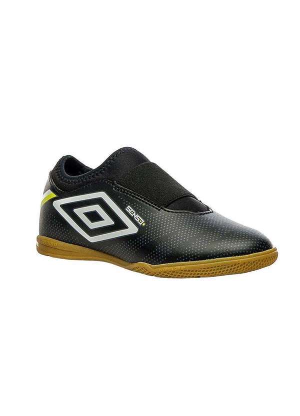 Umbro - Chuteira Futsal Umbro Sense Infantil Preto