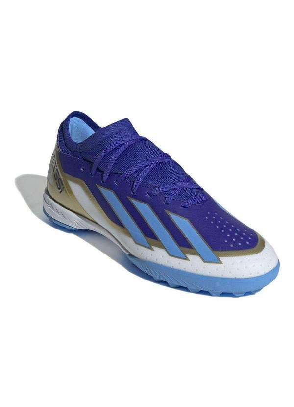 Adidas - Chuteira Society Adidas Crazyfast Messi League Azul