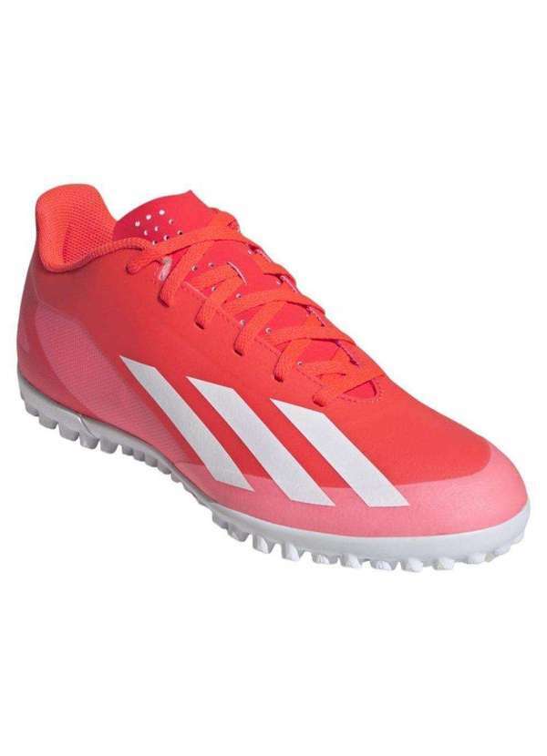 Adidas - Chuteira Society Adidas X Crazyfast 4 Laranja
