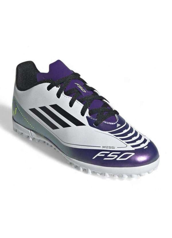 Adidas - Chuteira Society Adidas X Messi F50 Club Jr Branco