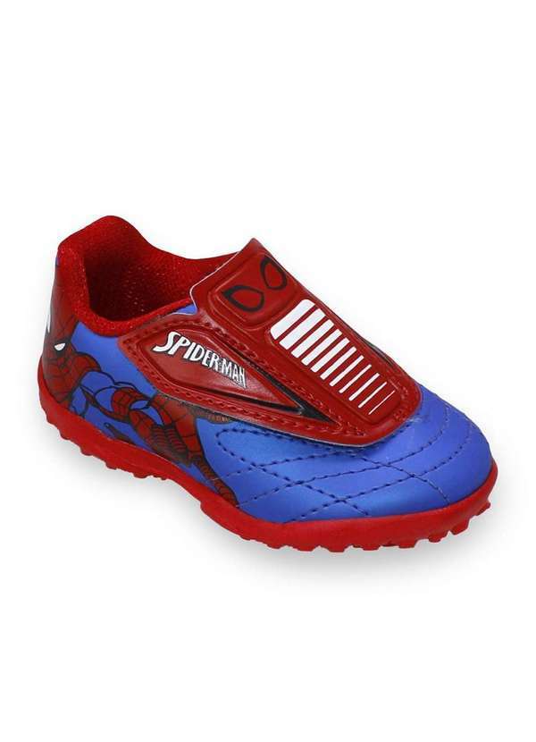 Dray - Chuteira Society Dray Marvel Homem Aranha Infantil Azul