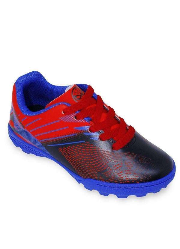Dray - Chuteira Society Dray Marvel Homem-Aranha Infantil Vermelho