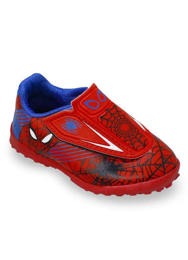 Dray - Chuteira Society Dray Marvel Homem Aranha Infantil Vermelho