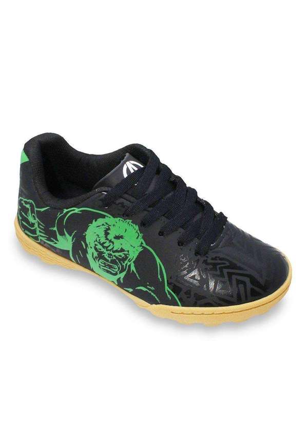 Dray - Chuteira Society Dray Marvel Hulk Infantil Preto