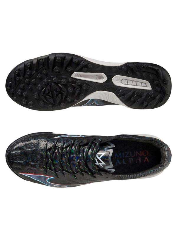 Mizuno - Chuteira Society Mizuno Alpha Elite as Preto 3