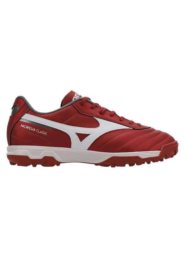 Mizuno - Chuteira Society Mizuno Morelia Classic as Vermelho