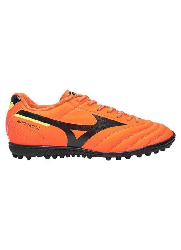 Mizuno - Chuteira Society Mizuno Morelia Club as Laranja