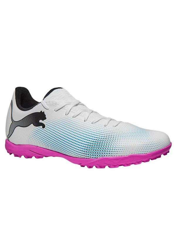 Puma - Chuteira Society Puma Future 7 Play Tt Branco