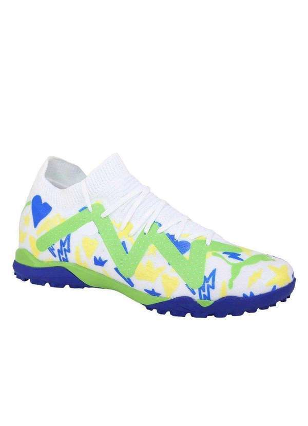 Puma - Chuteira Society Puma Neymar Jr Future Match Tt Branco