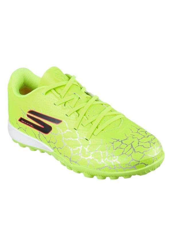 Skechers - Chuteira Society Skechers Youth Tf Infantil Verde