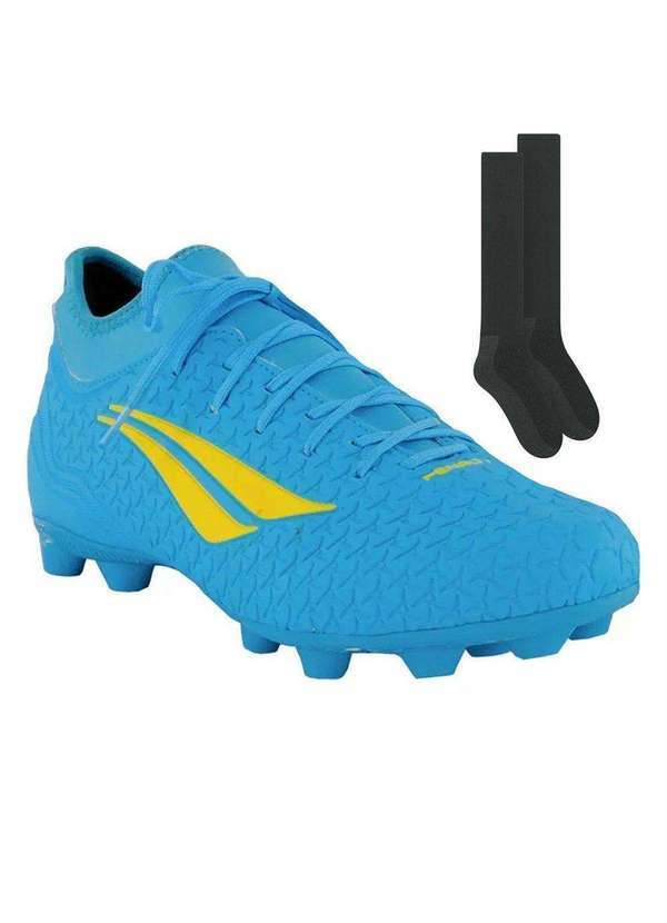 Penalty - Kit Chuteira Campo Penalty S11 Locker Xxi e Meião Azul