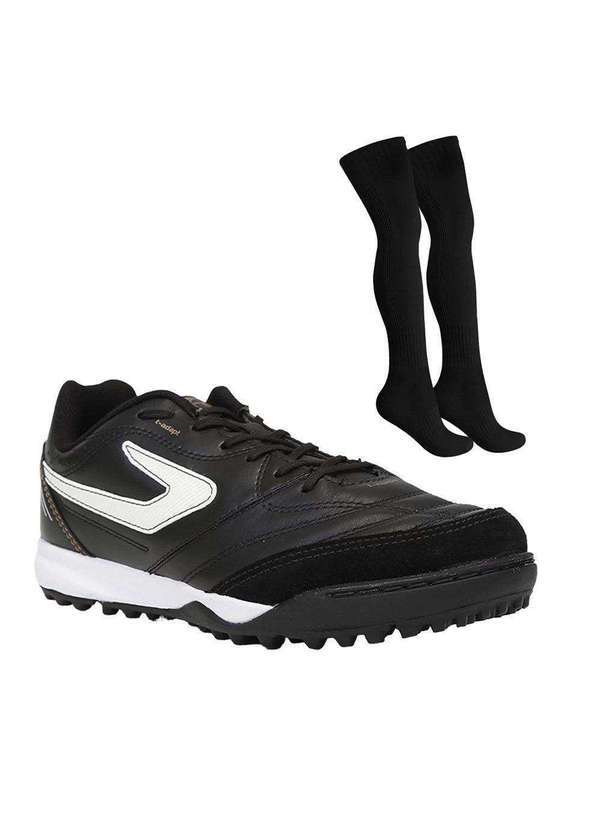 Topper - Kit Chuteira Society Topper Maestro Pro Iv e Meião Preto