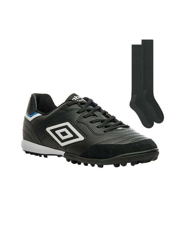 Umbro - Kit Chuteira Society Umbro Speciali Classic e Meião Preto