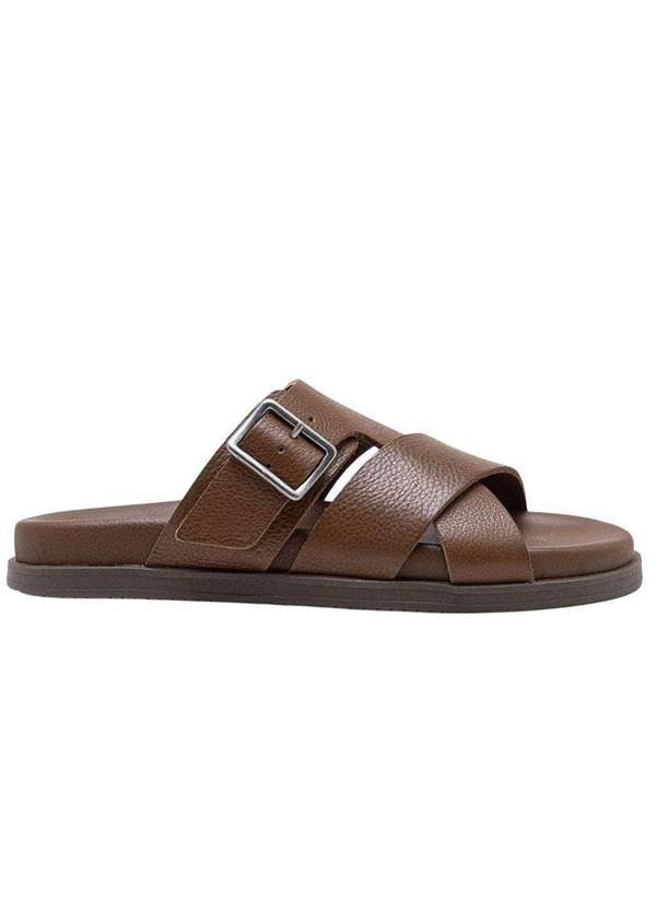 Democrata - Sandália Democrata Dock Masculina Marrom