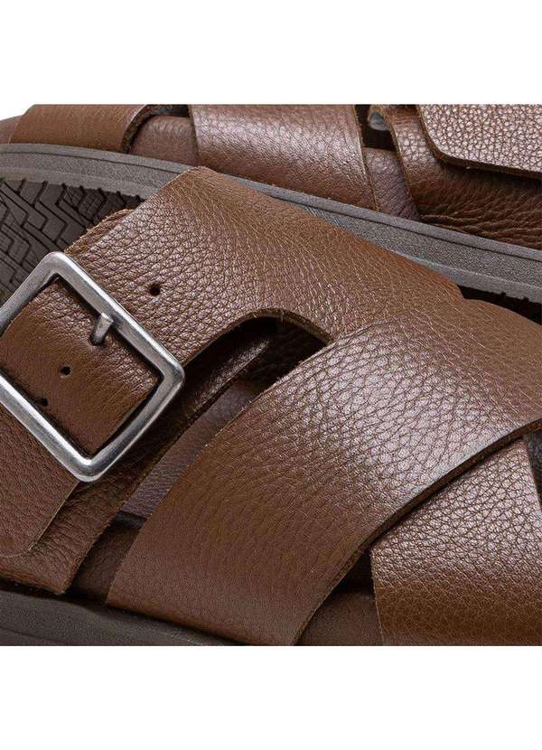 Democrata - Sandália Democrata Dock Masculina Marrom 4