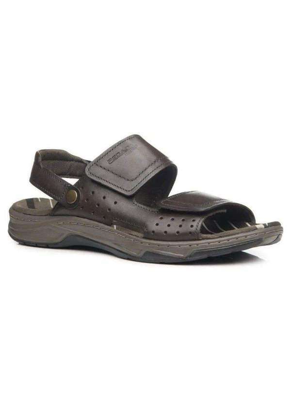 Pegada - Sandália Pegada Anilina Masculina Marrom