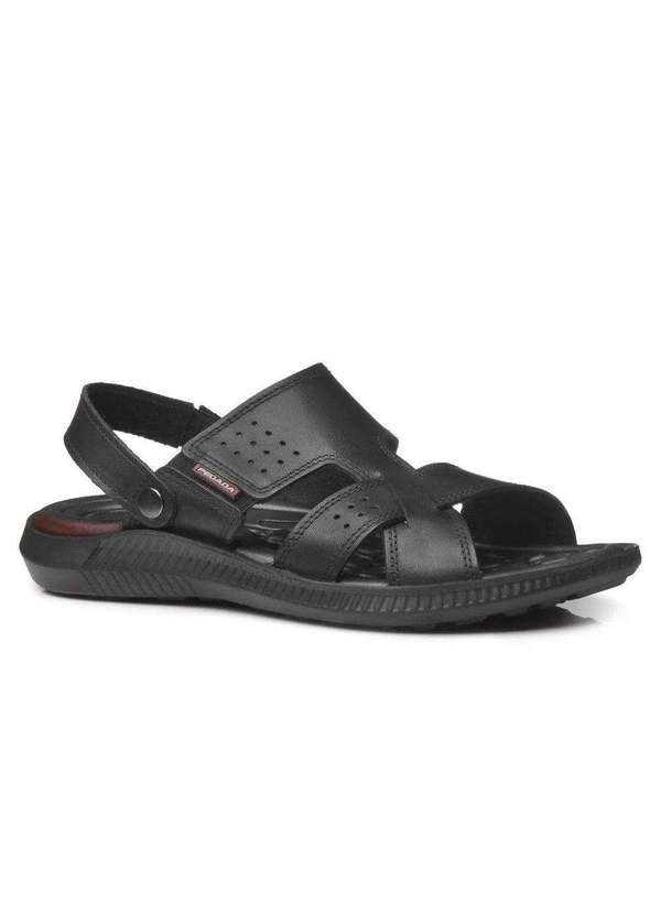 Pegada - Sandália Pegada Tropical Masculina Preto