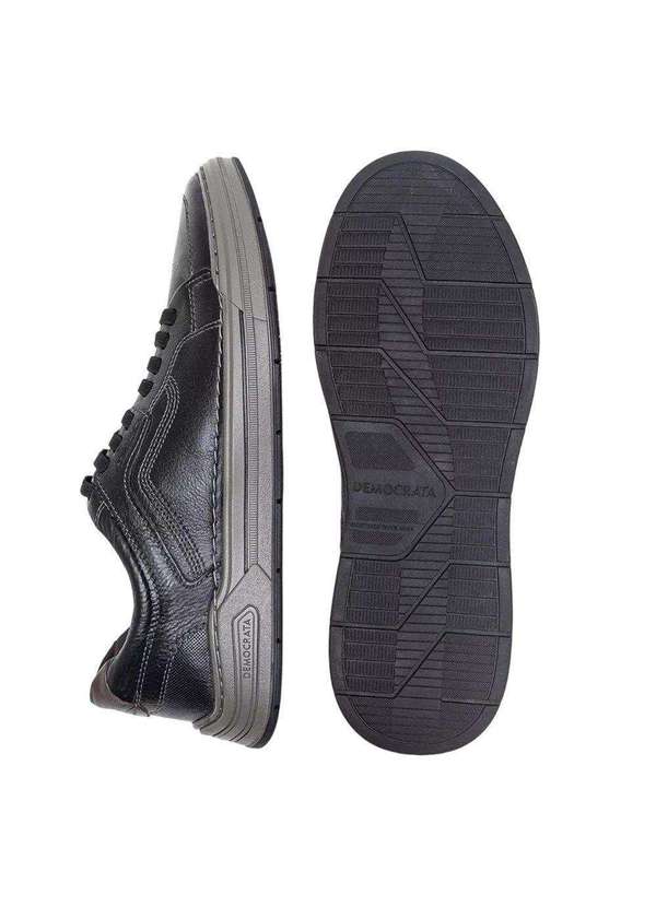 Democrata - Kit Sapatênis Democrata Volt Masculino e par de Meia Preto 4