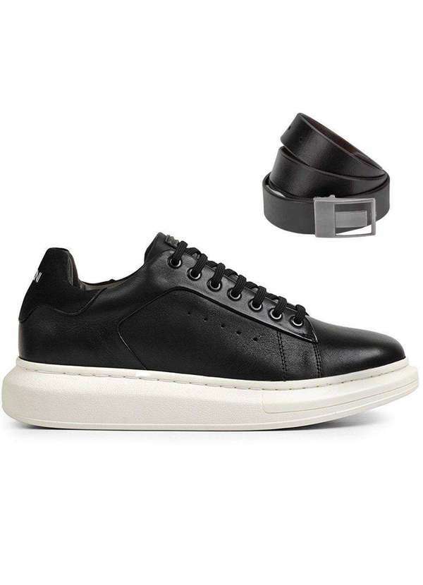 Ferracini - Kit Sapatênis Ferracini Impulse Masculino e Cinto Preto