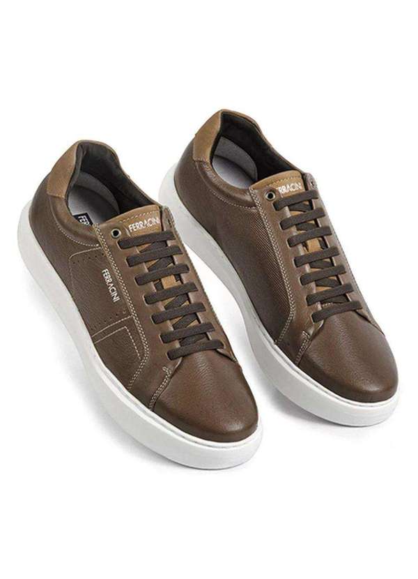 Ferracini - Kit Sapatênis Ferracini Marvin Masculino e Cinto Marrom 2