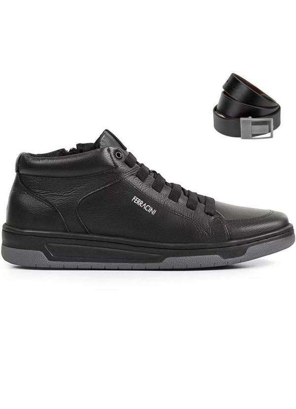 Ferracini - Kit Sapatênis Ferracini Vox Masculino e Cinto Preto