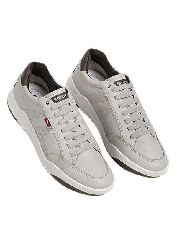 Ferracini - Kit Sapatênis Ferracini Wind e Cinto Cinza 3