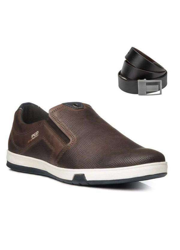 Pegada - Kit Sapatênis Pegada Element Masculino e Cinto Marrom