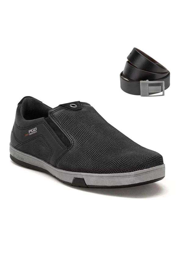 Pegada - Kit Sapatênis Pegada Element Masculino e Cinto Preto