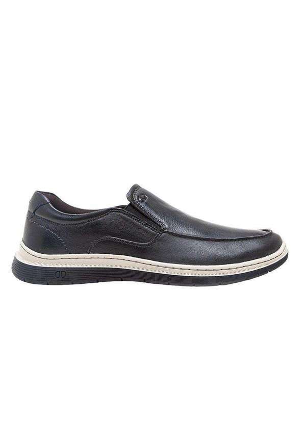 Democrata - Sapatênis Democrata Casual Easy Leave Masculino Preto