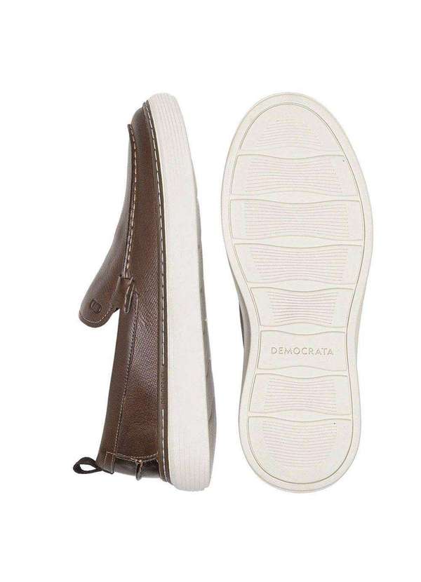 Democrata - Sapatênis Democrata Clash Denim Masculino Marrom 3