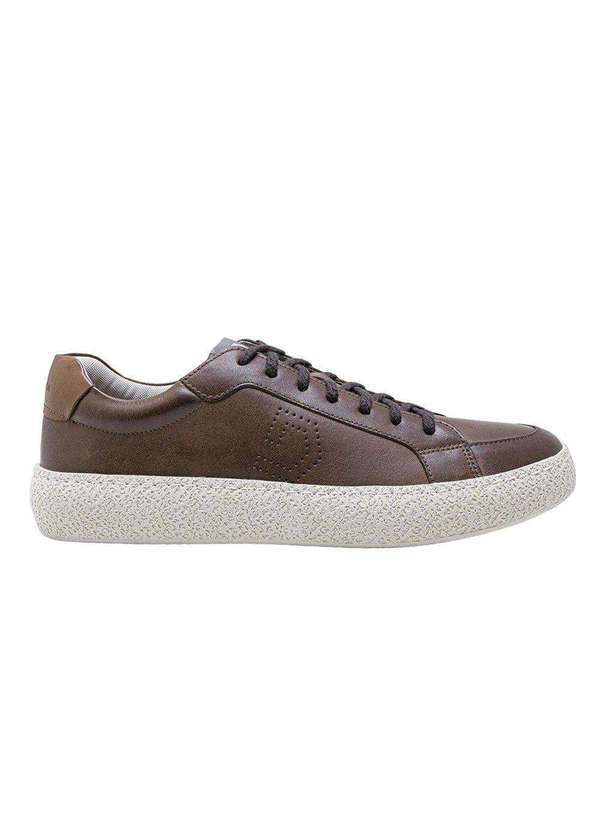 Democrata - Sapatênis Democrata Denim Bora Masculino Marrom