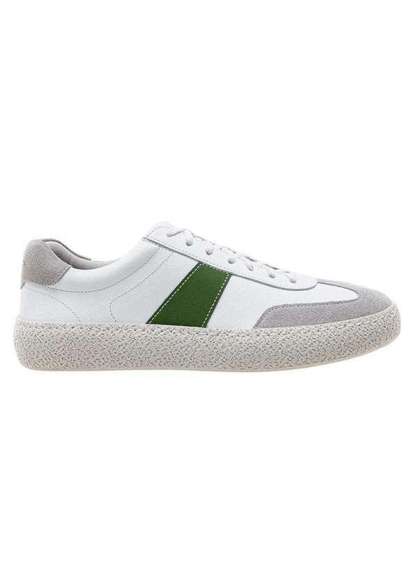 Democrata - Sapatênis Democrata Denim Bora Masculino Branco