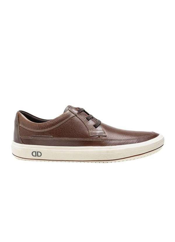 Democrata - Sapatênis Democrata Denim Go Masculino Marrom