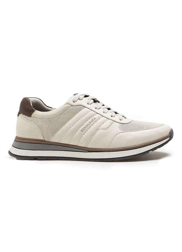 Democrata - Sapatênis Democrata Denim Grow Hi-Soft 32 Masculino Branco
