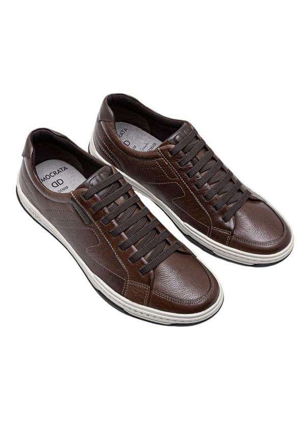 Democrata - Sapatênis Democrata Denim Jay Masculino Marrom 2