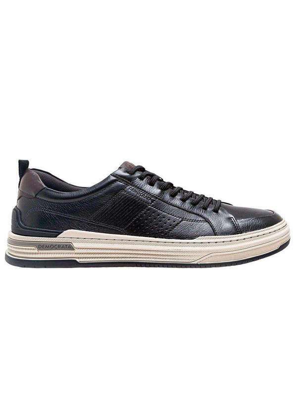 Democrata - Sapatênis Democrata Denim Mike Masculino Preto