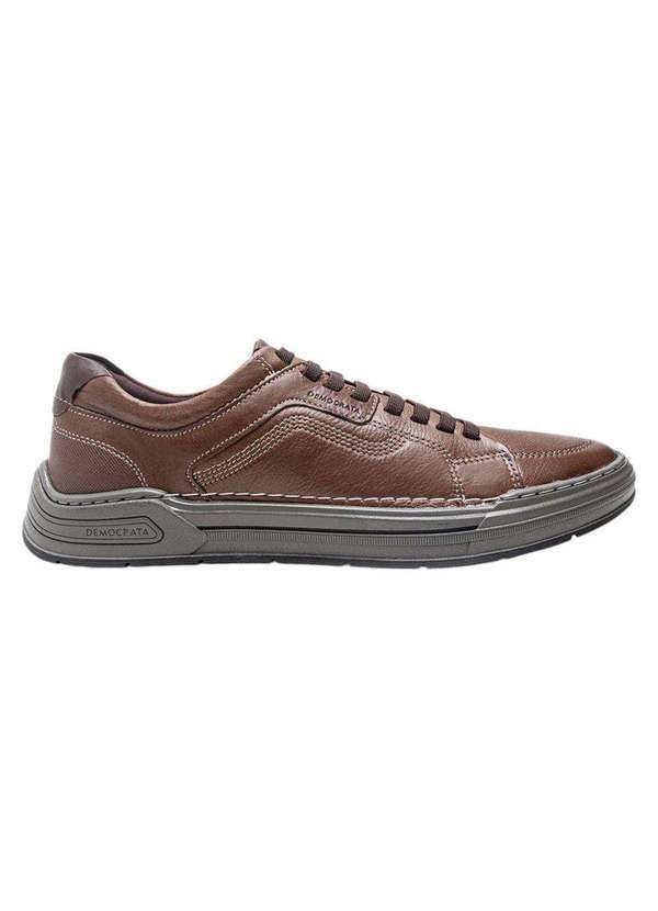 Democrata - Sapatênis Democrata Denim Volp Masculino Marrom