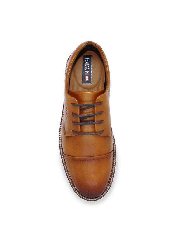 Ferracini - Kit Sapato Ferracini Filadélfia Masculino e par de Meia Marrom 3
