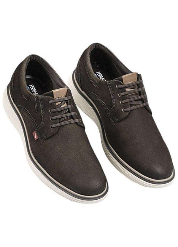 Ferracini - Kit Sapato Ferracini Full Rusti Masculino e Cinto Marrom 2