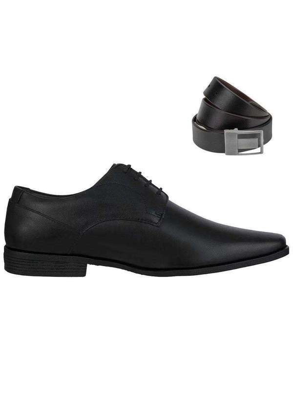 Ferracini - Kit Sapato Ferracini Liverpool Masculino e Cinto Preto