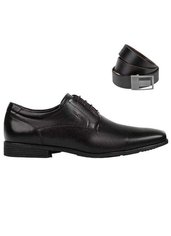 Ferracini - Kit Sapato Ferracini London Masculino e Cinto Preto