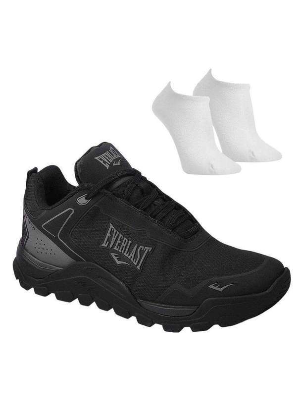 Everlast - Kit Tênis Everlast Azteca Masculino e par de Meia Preto