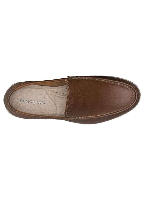 Democrata - Mocassim Democrata Denim Flow Masculino - Conhaque Marrom 3