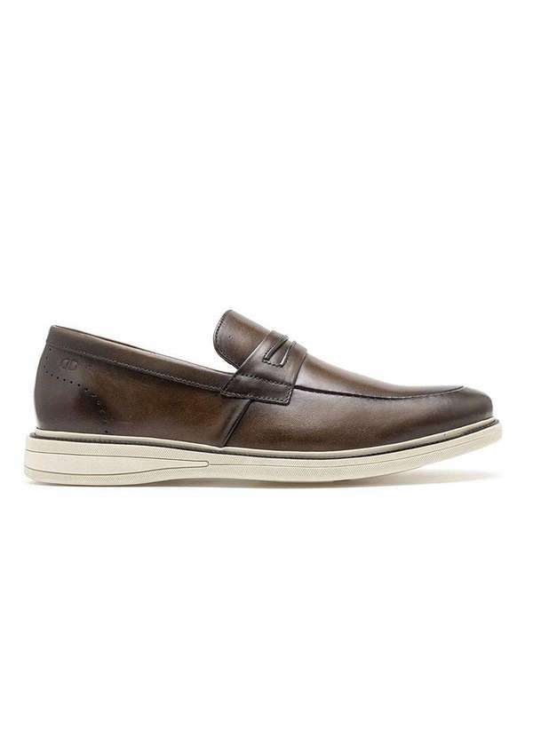 Democrata - Sapato Casual Democrata Metropolitan Bay Masculino Marrom