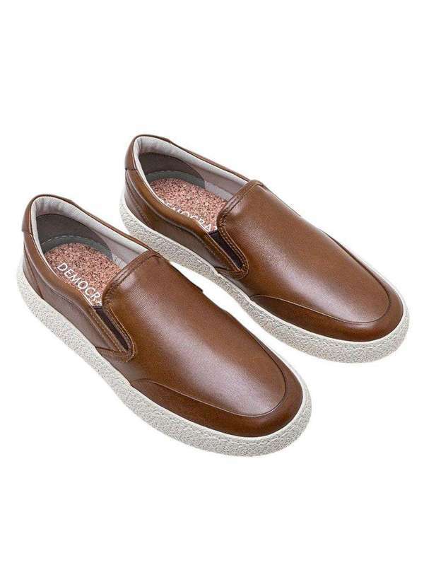 Democrata - Sapato Democrata Denim Bora Masculino Marrom 2