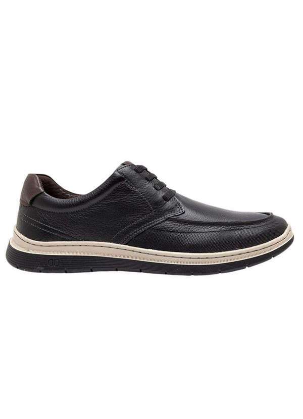 Democrata - Sapato Democrata Easy Leave Masculino Preto